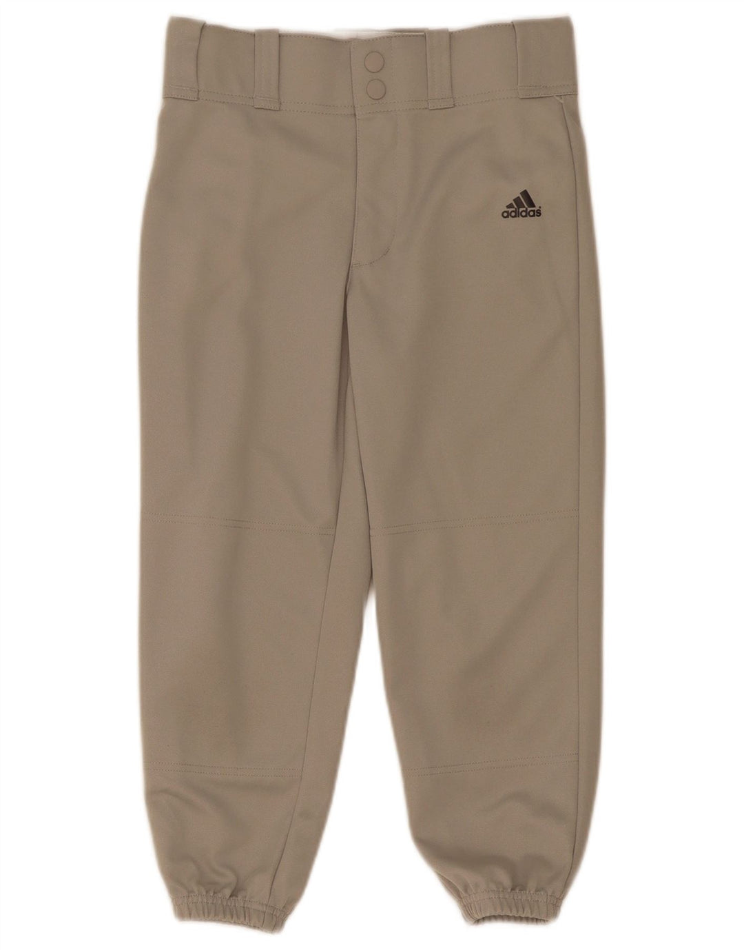 Adidas meninos capri calças de treino joggers 8-9 anos pequeno cinza poliéster