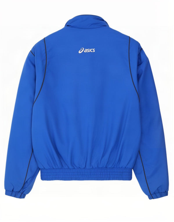Asics Mens Tracksuit Top Jaqueta Grande Azul Nylon
