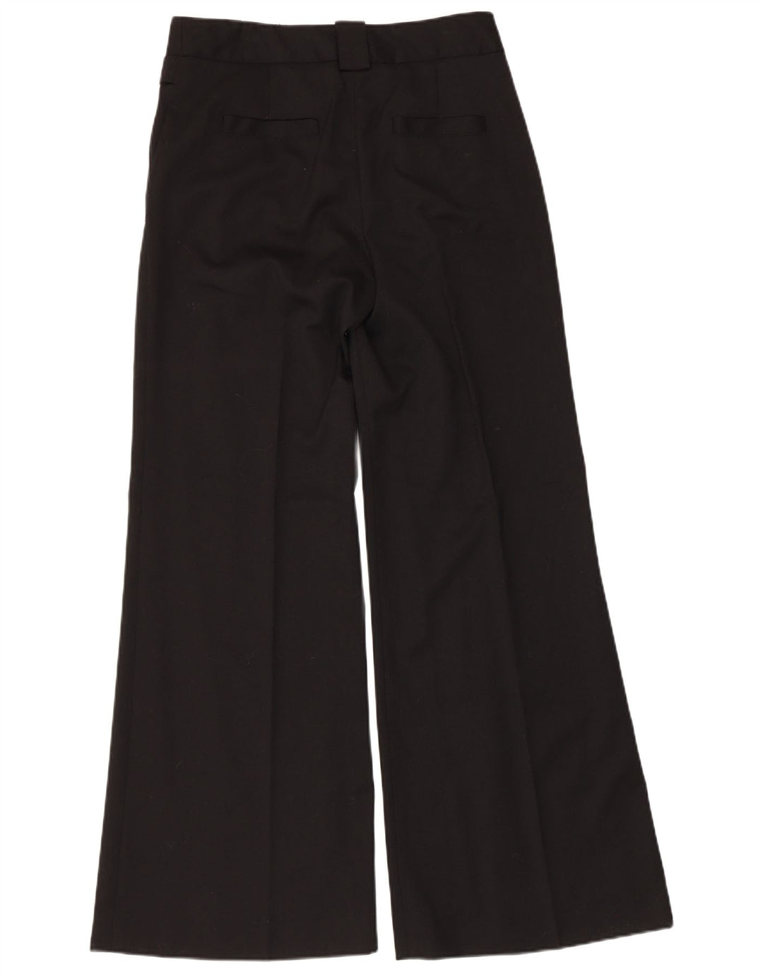 Calça Chino Feminina Zara Flare EU 40 Médio W30 L32 Preta