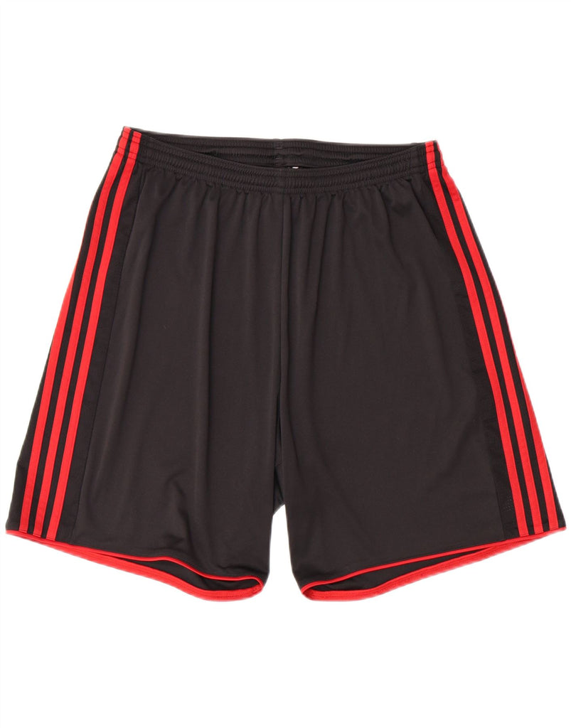ADIDAS Boys Climacool Sport Shorts 13-14 Years XL Black Polyester Vintage Adidas and Second-Hand Adidas from Messina Hembry 
