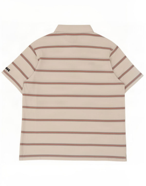 Camisa polo masculina Fila 2XL algodão listrado branco