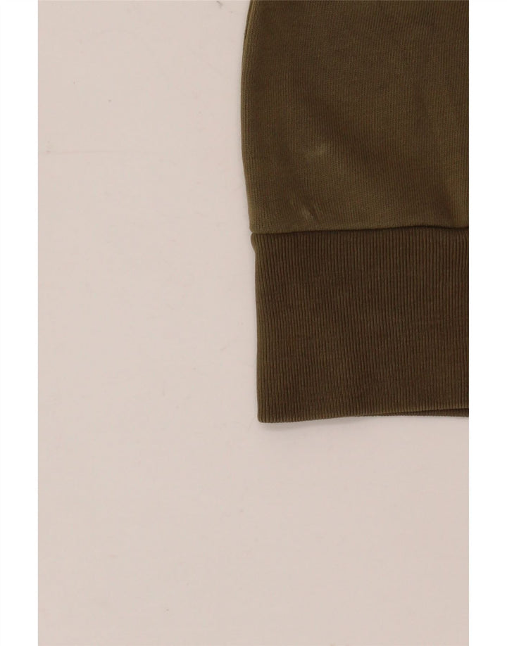 Suéter gráfico feminino DIESEL UK 12 algodão cáqui médio