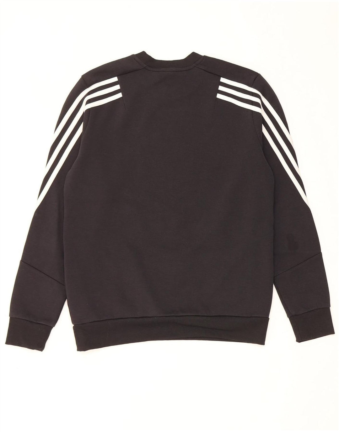 ADIDAS Menino Suéter Jumper 13-14 Anos Preto Algodão