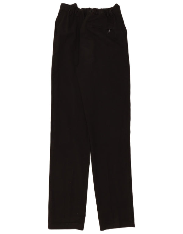 Calças chino cônicas para meninos Marks & Spencer 15-16 anos W26 L34 pretas