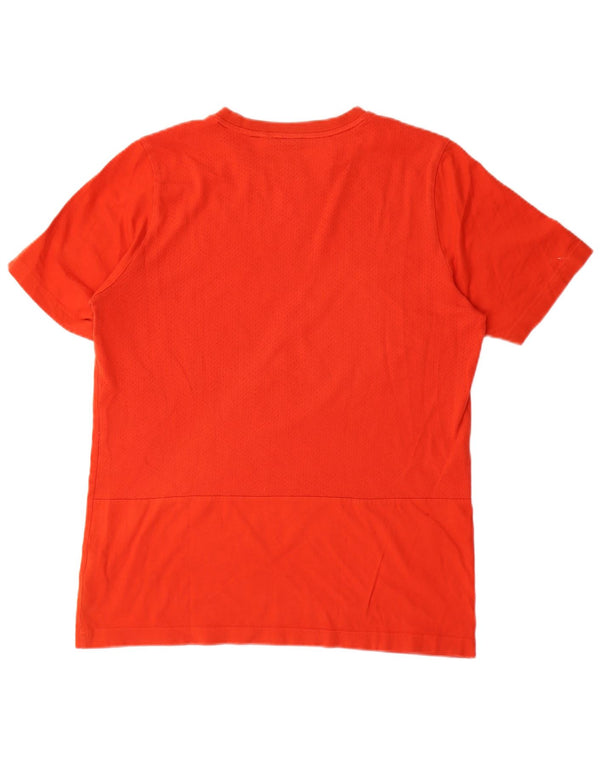 Camiseta Adidas Menino Graphic 15-16 Anos Laranja Algodão