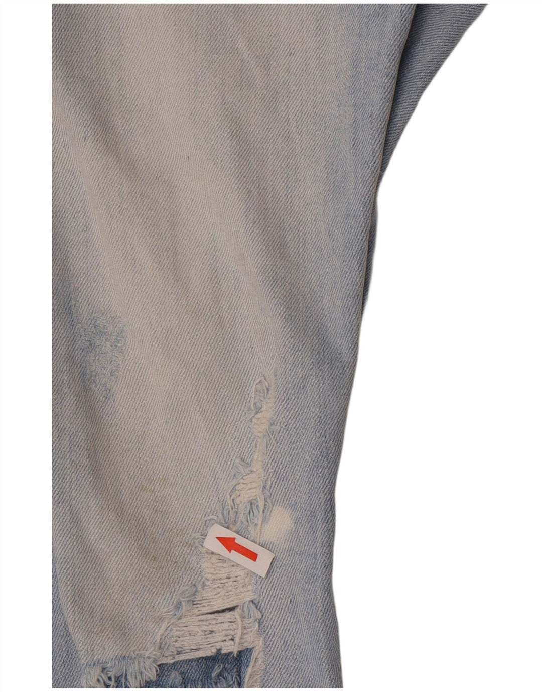 Zara Mens Jeans Slim Distressed EU 42 Grande W32 L26 Azul
