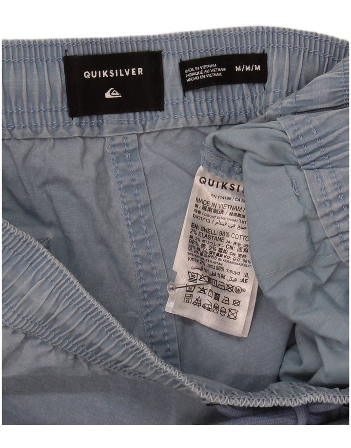 Quiksilver Mens Regular Fit Regular Fit Sport Shorts Médio Azul Algodão