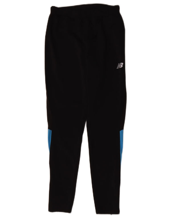 Calça de treino feminina New Balance médio preto colorblock