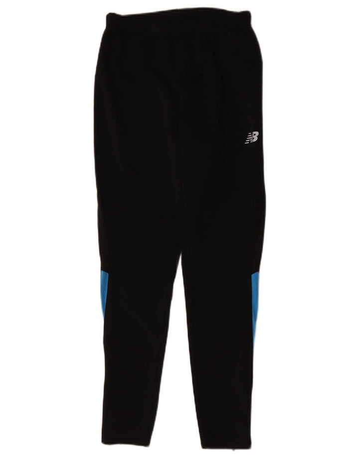 Calça de treino feminina New Balance médio preto colorblock