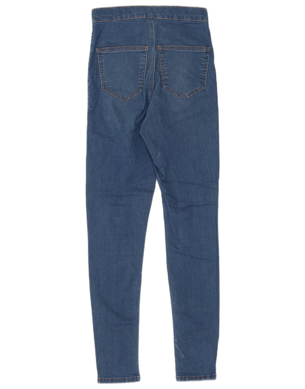 Topshop feminino Joni Skinny Jeans W26 L30 algodão azul
