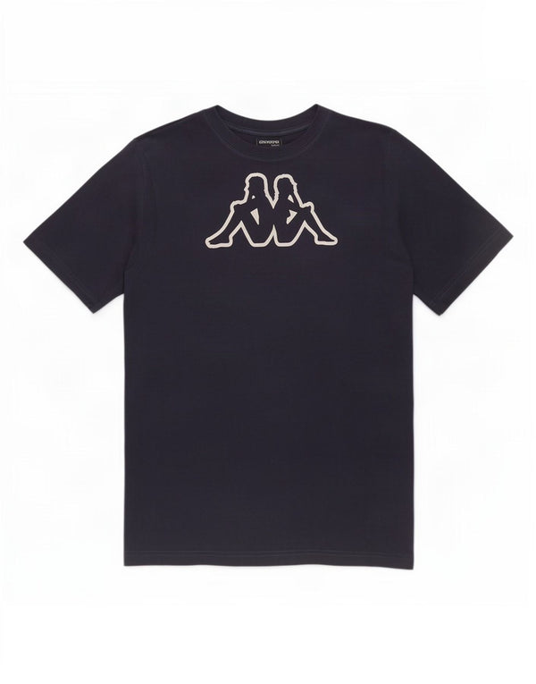 Camiseta gráfica masculina Kappa Top grande azul marinho