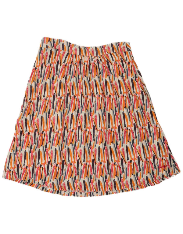 Saia feminina Weird Fish em linha A UK 14 grande festival multicolorido