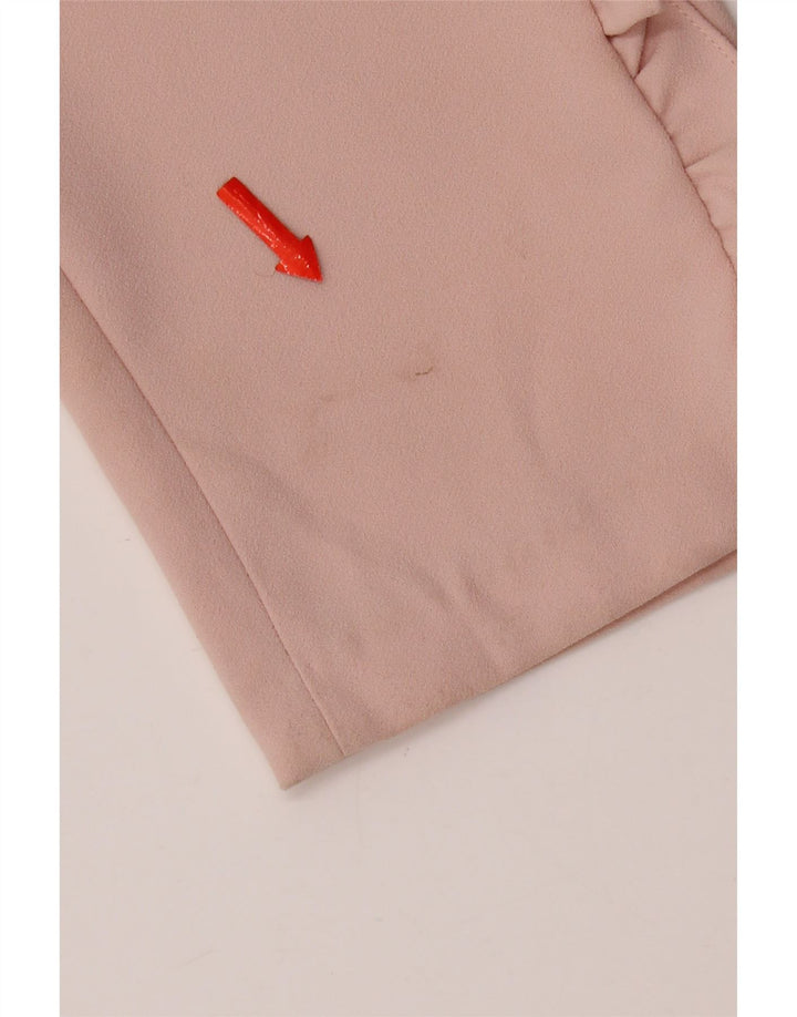 Zara Calça Chino Feminina Slim Pequena W27 L26 Poliéster Rosa