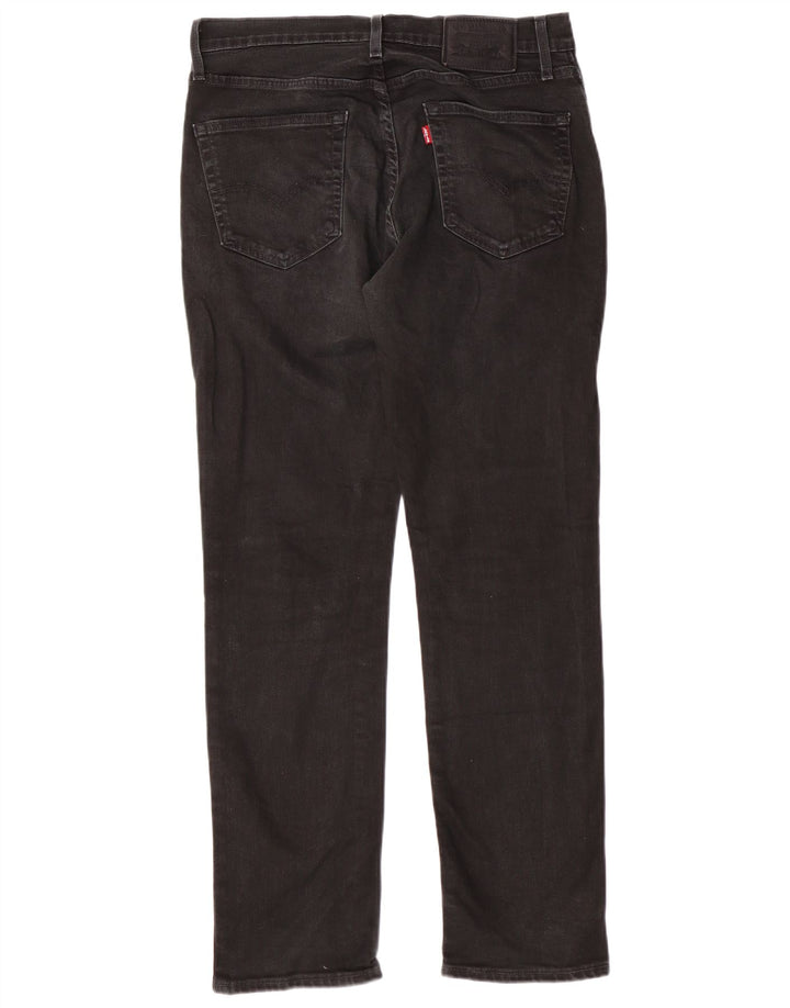 LEVI'S Jeans Slim Masculino W32 L30 Algodão Preto