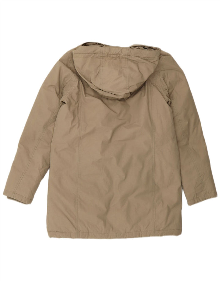 Casaco utilitário com capuz para meninas Woolrich 11-12 anos bege