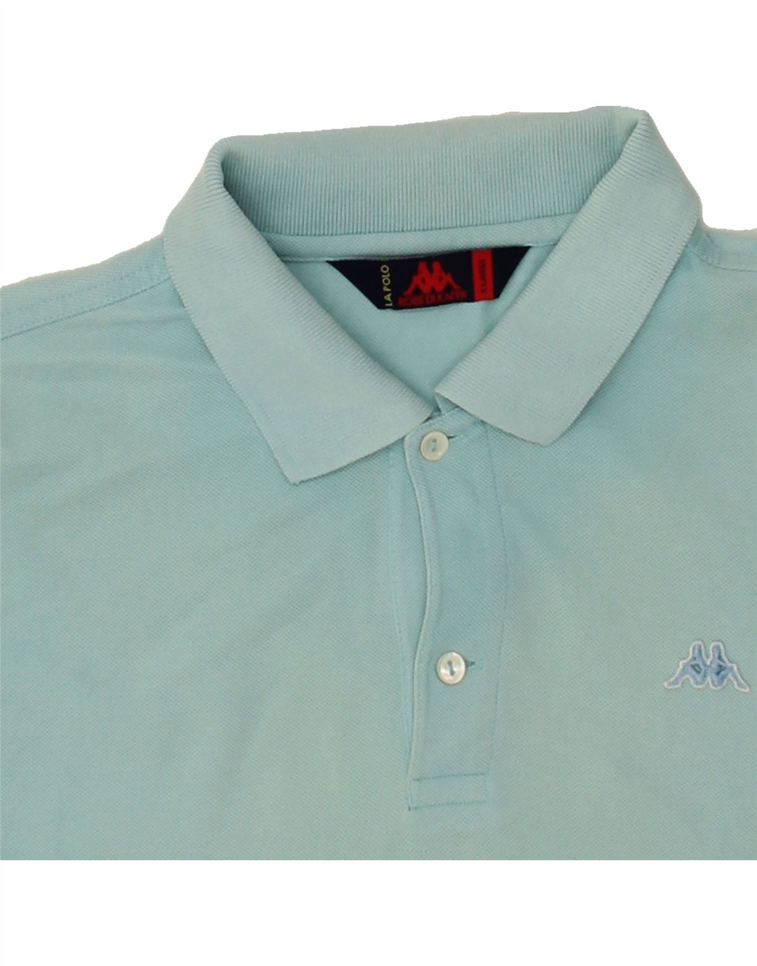 KAPPA Mens Polo Shirt XL Blue Cotton Vintage Kappa and Second-Hand Kappa from Messina Hembry 