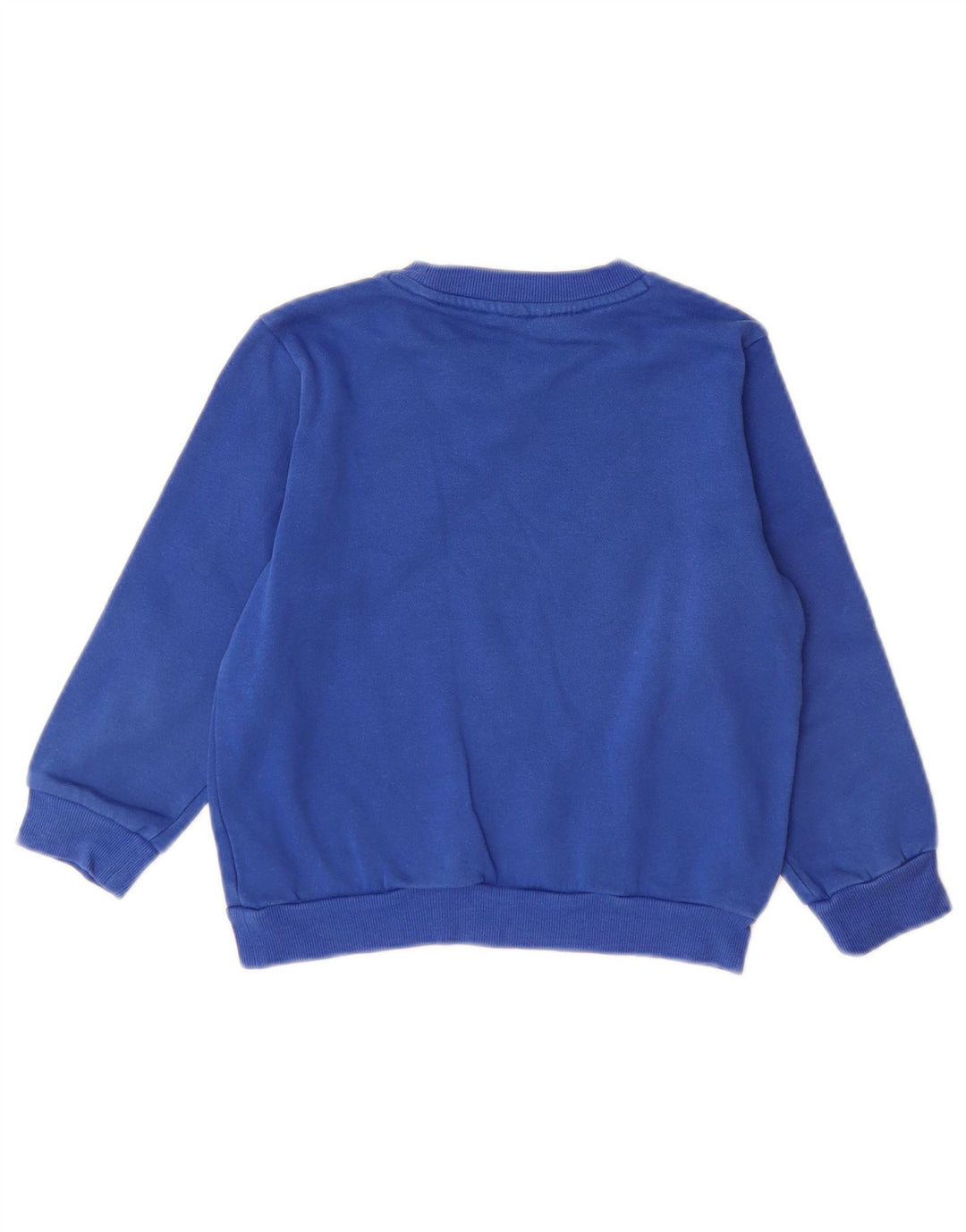 Adidas Meninos Suéter Jumper 6-7 Anos Azul Algodão