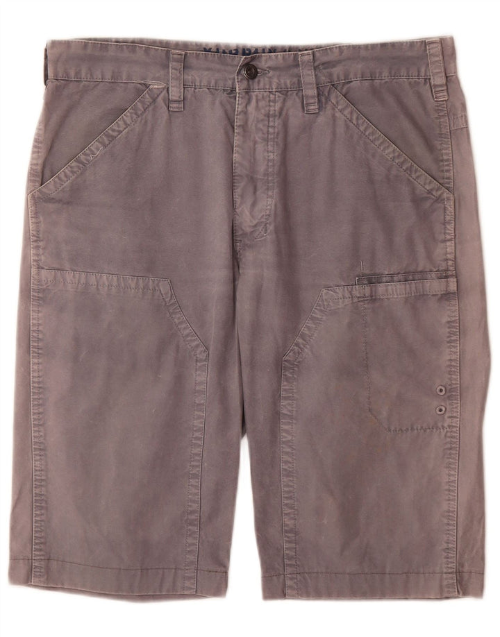 Shorts cargo masculino Murphy & Nye W34 grande algodão cinza
