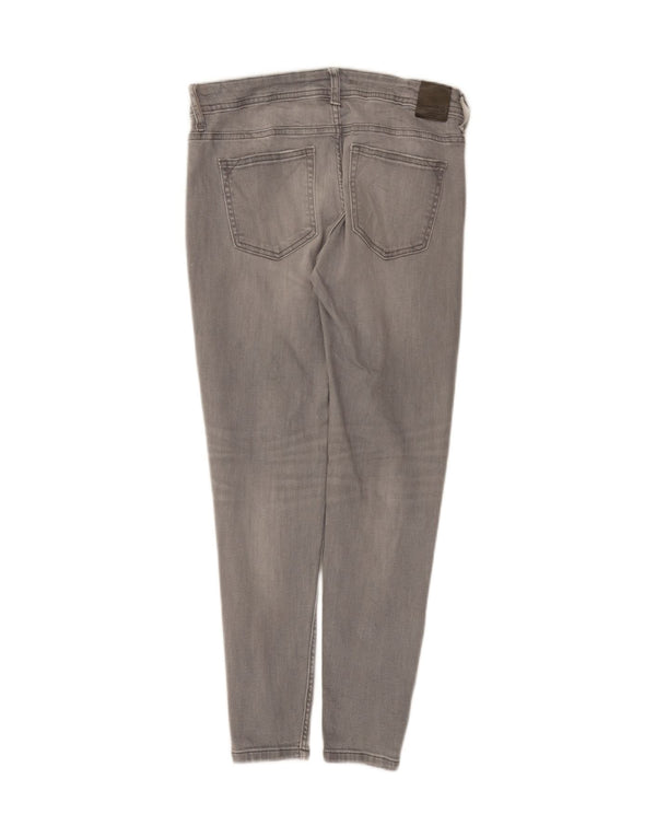Zara Womens Z1975 Skinny Jeans EU 38 Pequeno W28 L27 Algodão Cinza