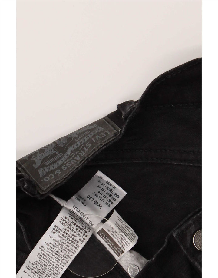 Levi's Masculino 511 Slim Jeans W40 L30 Algodão Preto