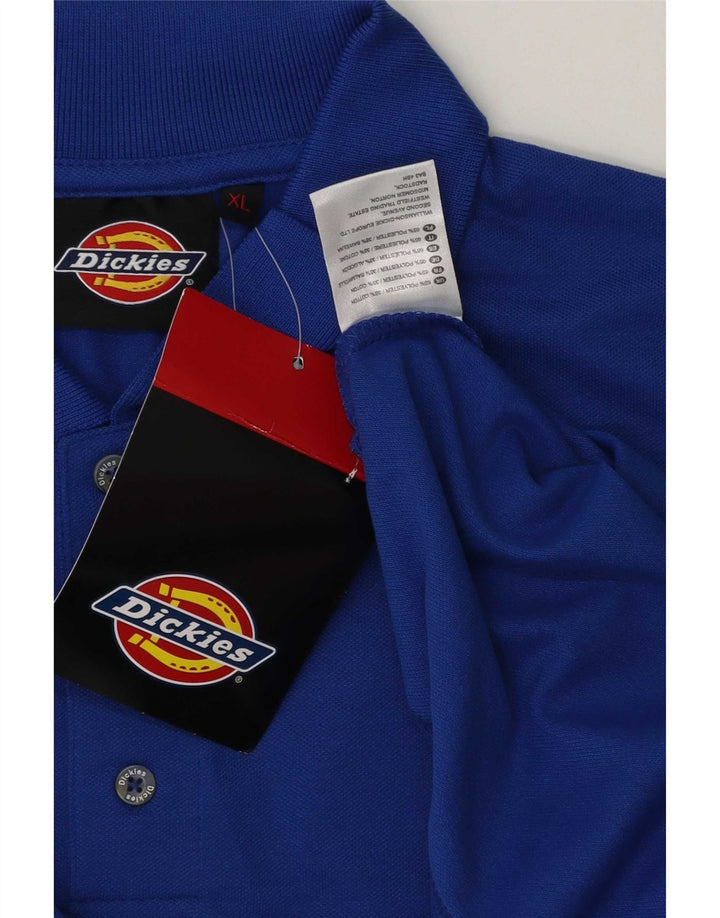 Camisa polo masculina Dickies XL azul poliéster
