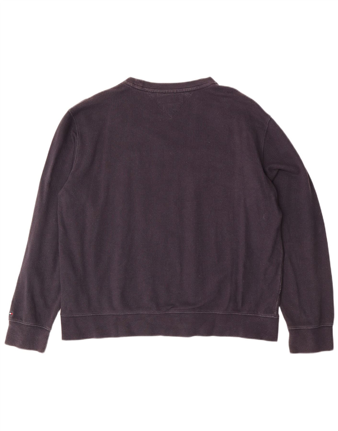 TOMMY HILFIGER Suéter gráfico masculino 2XL algodão azul marinho