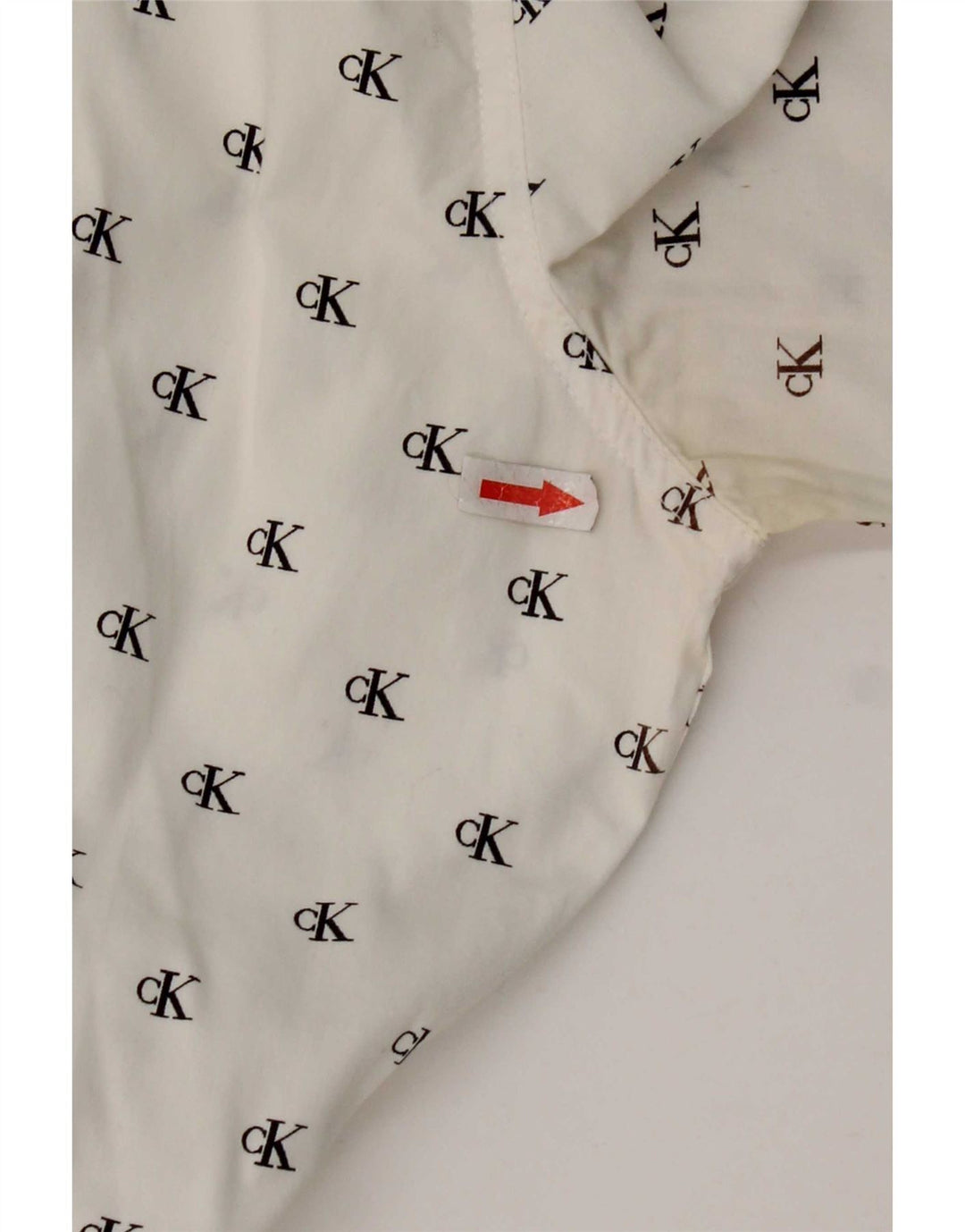 Camisa Calvin Klein Jeans Masculina Graphic Slim Fit Médio Algodão Branco