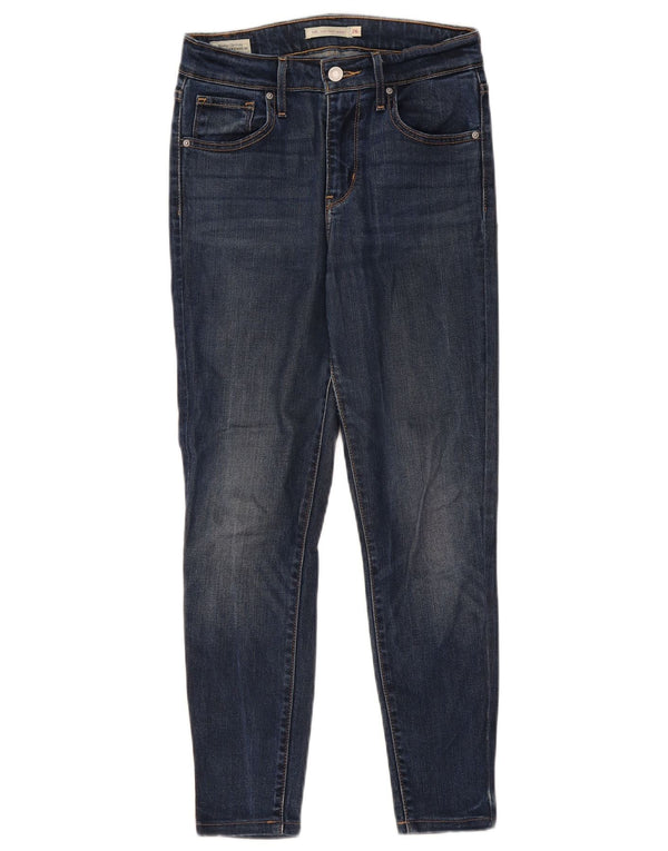 Calça Jeans Levis Feminina 721 Crop High Rise Skinny W26 L25 Azul Lyocell