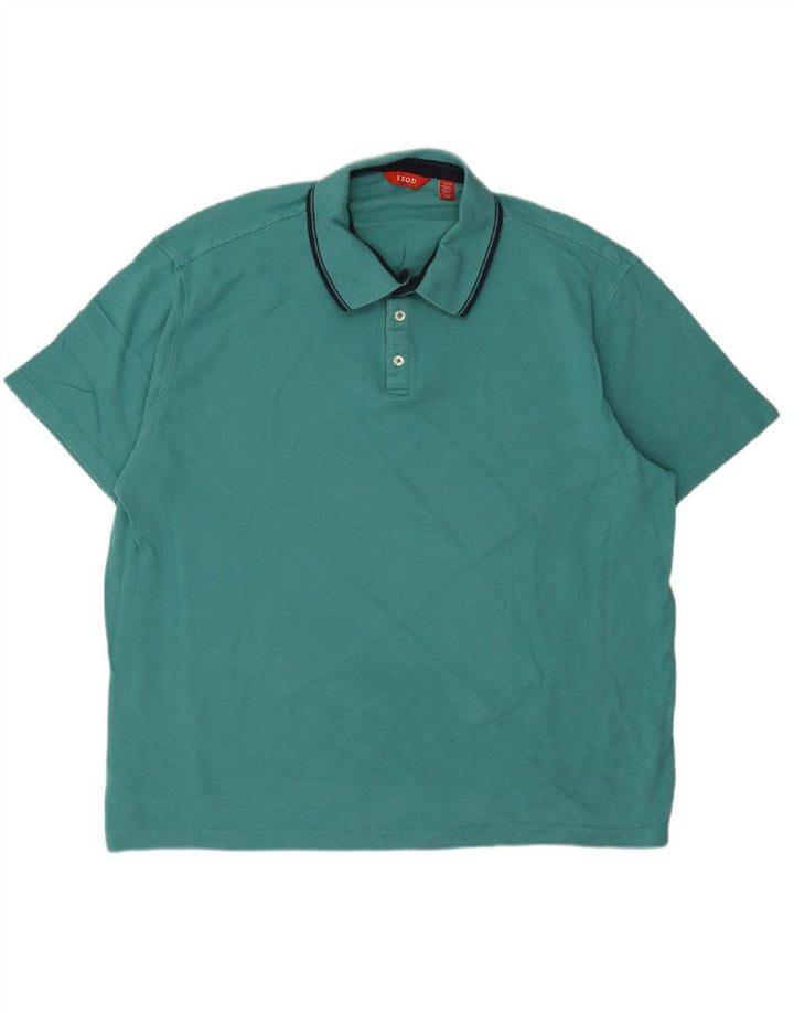 Camisa polo masculina IZOD 2XL algodão verde