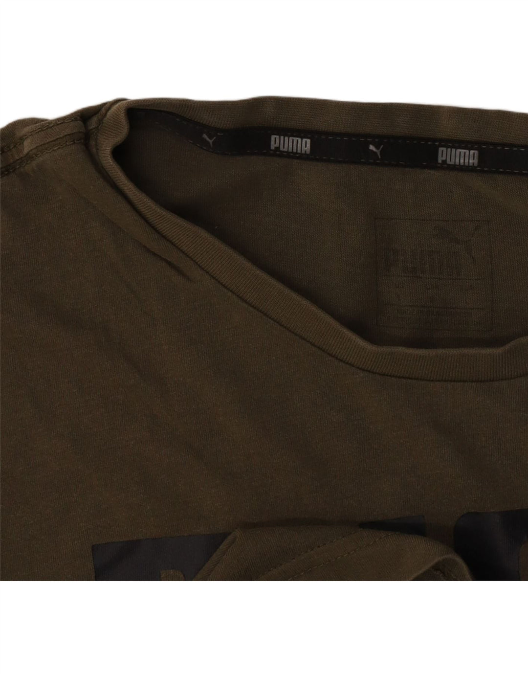 Puma Camiseta Masculina Graphic Top Grande Caqui