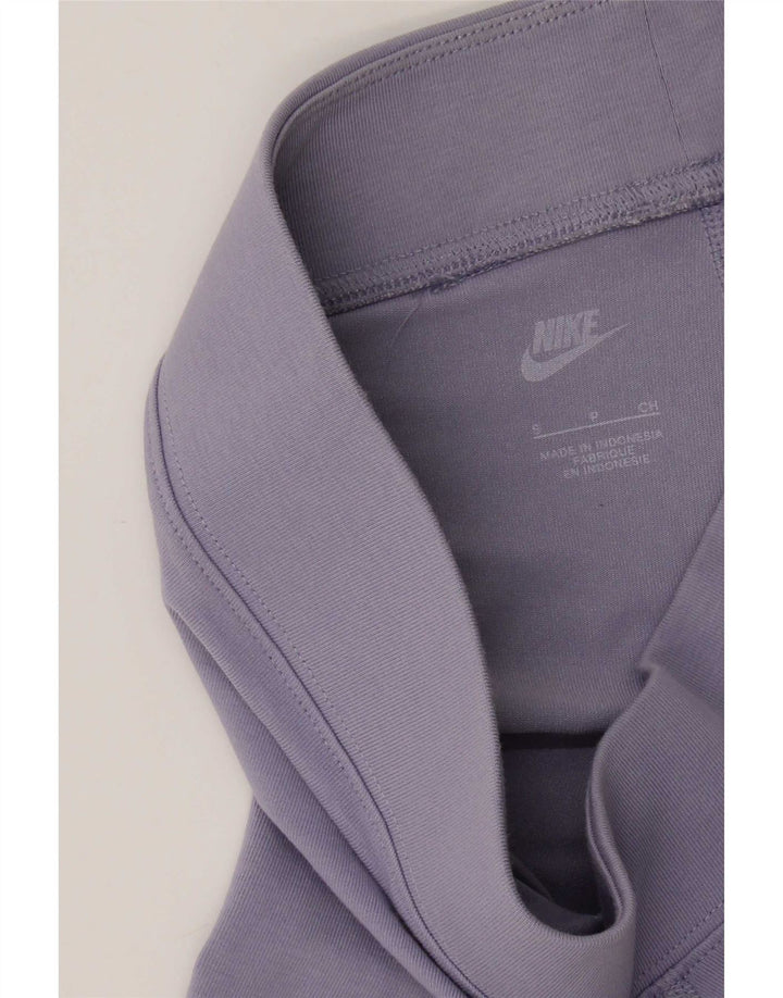 Shorts esportivos femininos Nike UK 8 pequenos roxos