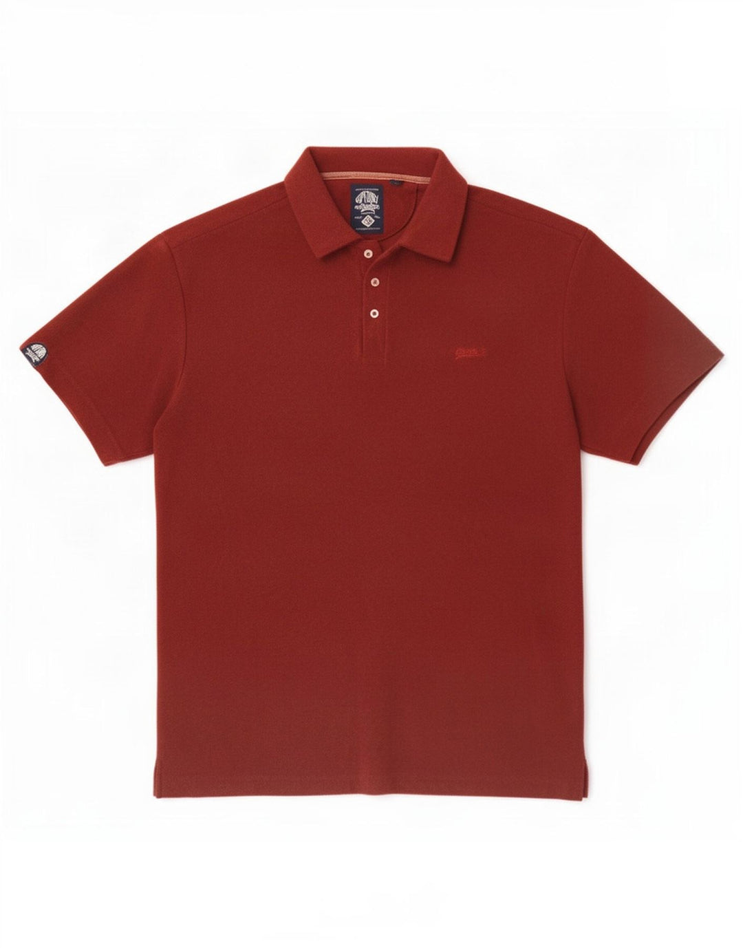Camisa polo masculina Superdry XL algodão marrom