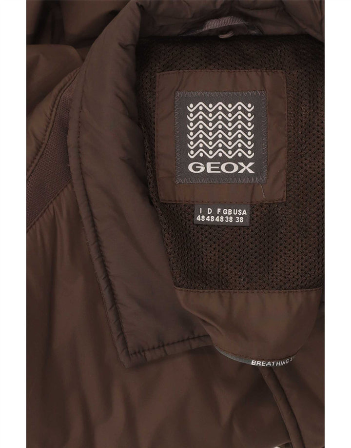 Jaqueta acolchoada masculina Geox Regular Fit UK 38 marrom médio