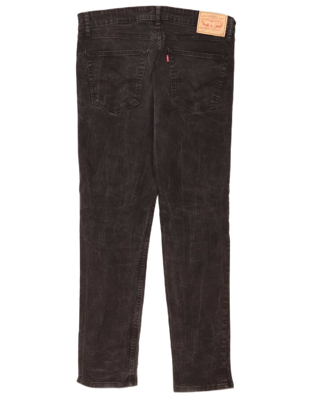 Levi's Masculino 511 Slim Jeans W34 L32 Algodão Preto