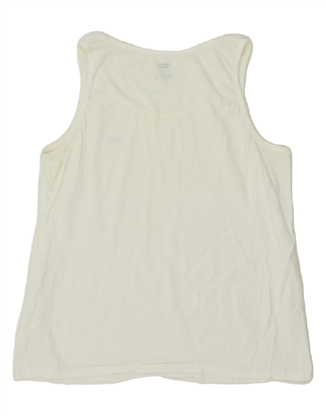 LEVI'S Womens Vest Top UK 12 Medium White Cotton Vintage Levi's and Second-Hand Levi's from Messina Hembry 