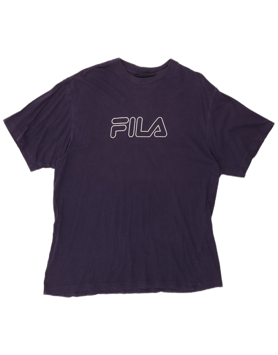 Camiseta gráfica masculina FILA Top XL azul marinho