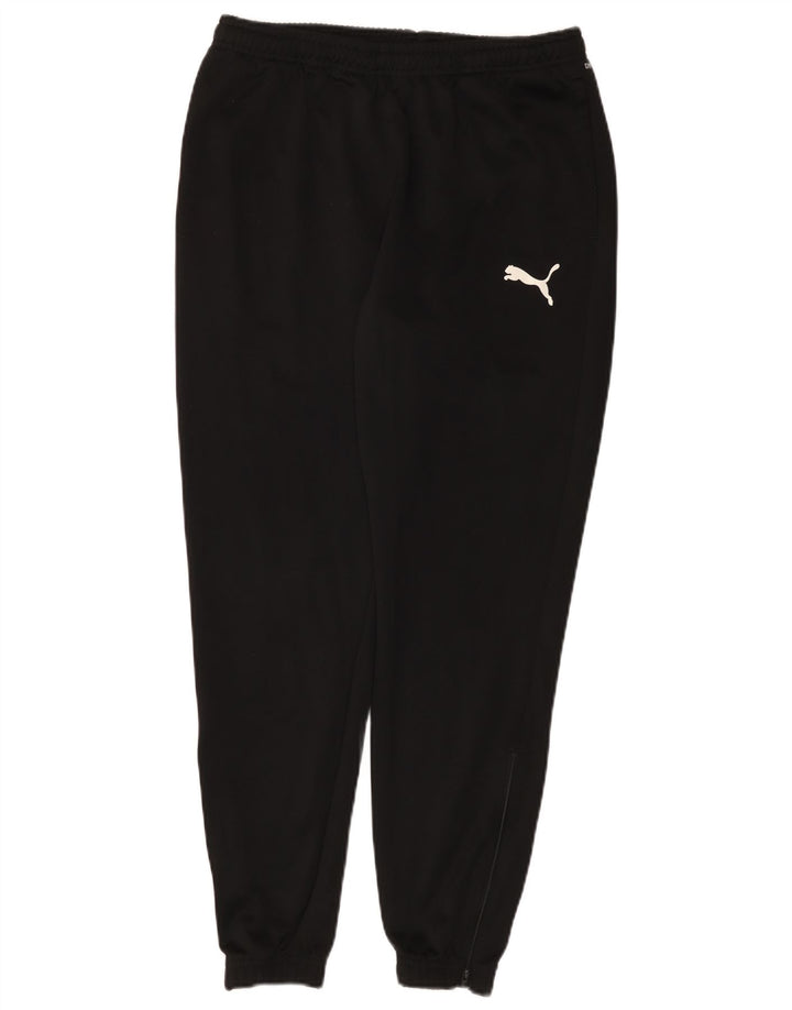 Calça de treino masculina Puma Joggers grande poliéster preto