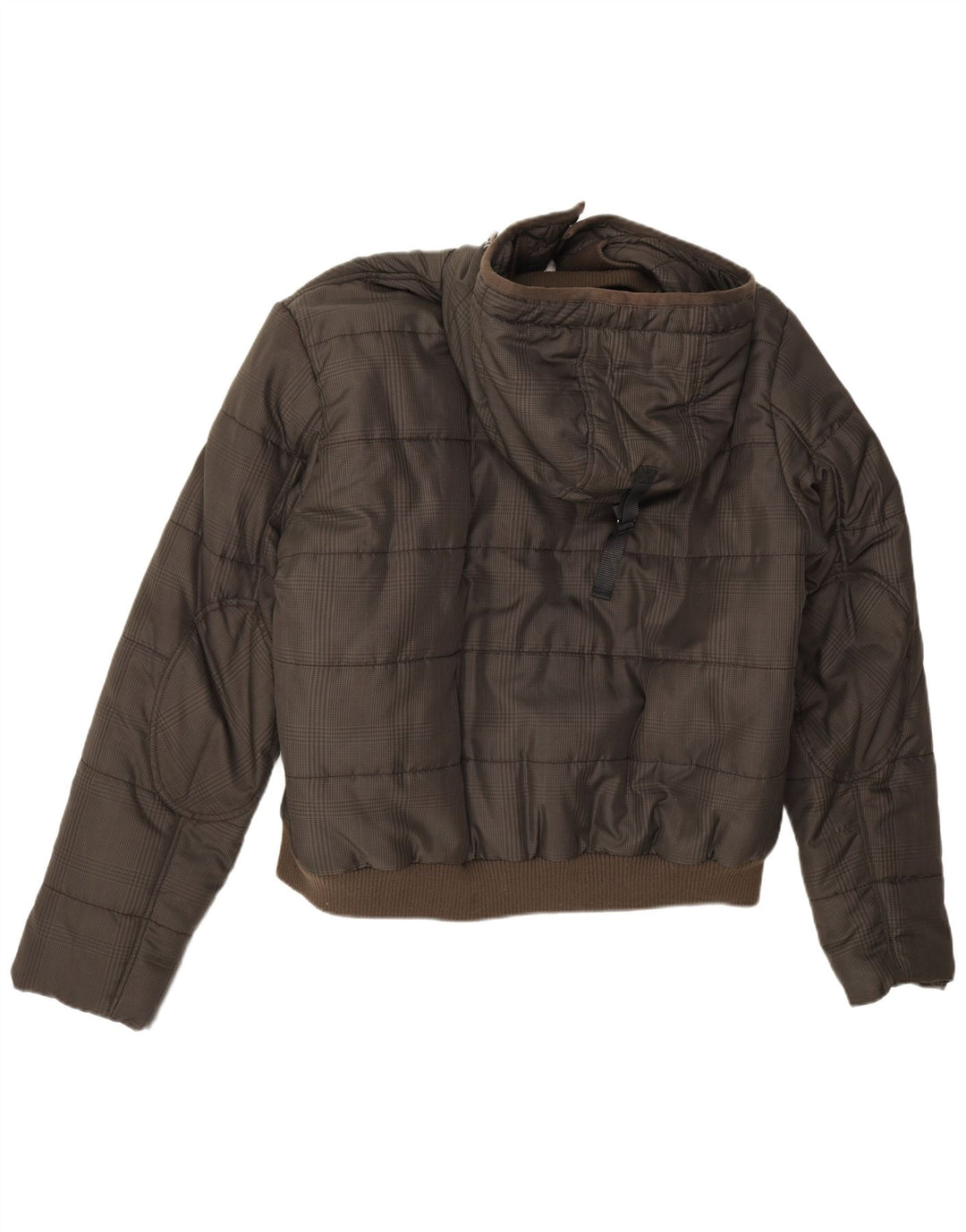 Jaqueta masculina acolchoada com capuz Marlboro Classics EU 56 3XL poliéster cinza