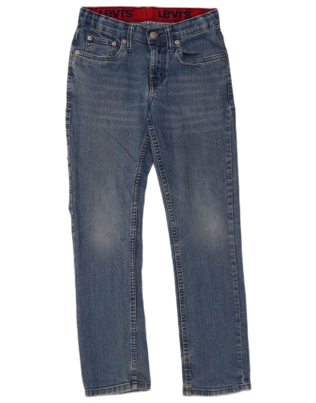 LEVI'S Boys 511 Slim Jeans 9-10 Anos W25 L26 Azul Algodão