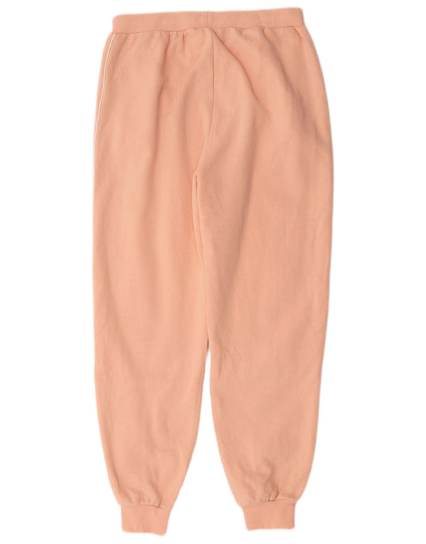 Calça de treino feminina Ellesse Joggers UK 14 médio rosa algodão
