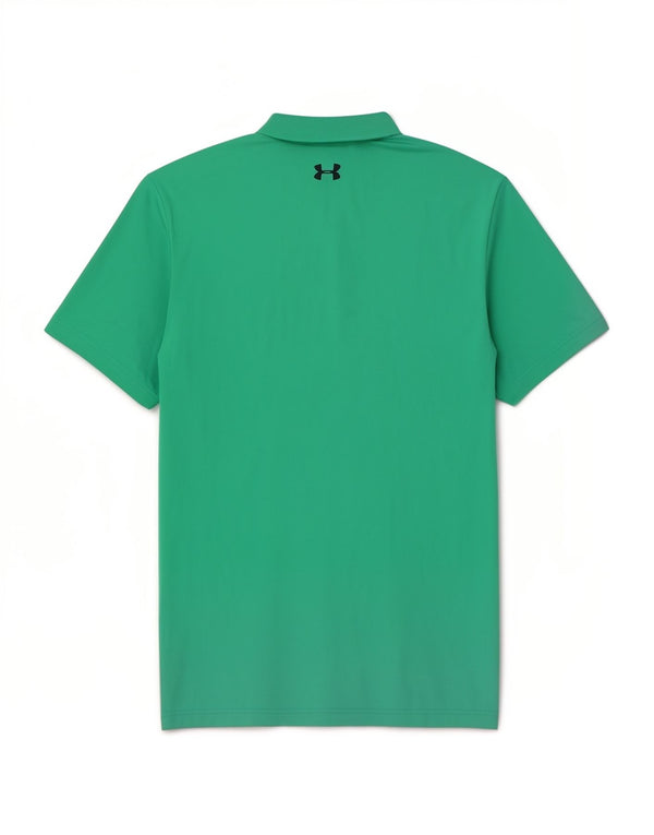 Camisa polo masculina Under Armour poliéster verde médio