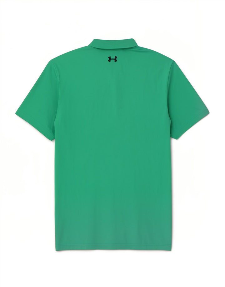 Camisa polo masculina Under Armour poliéster verde médio