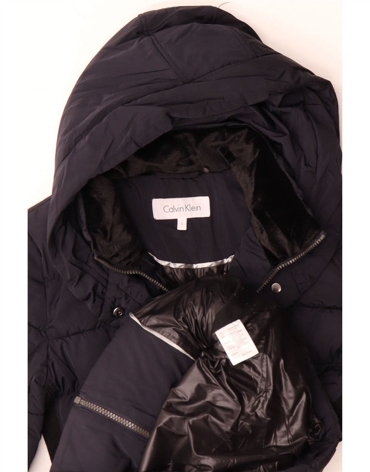 Casaco acolchoado oversized feminino CALVIN KLEIN Reino Unido 10 pequeno azul marinho