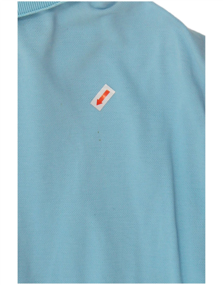 Camisa polo masculina LOTTO azul médio