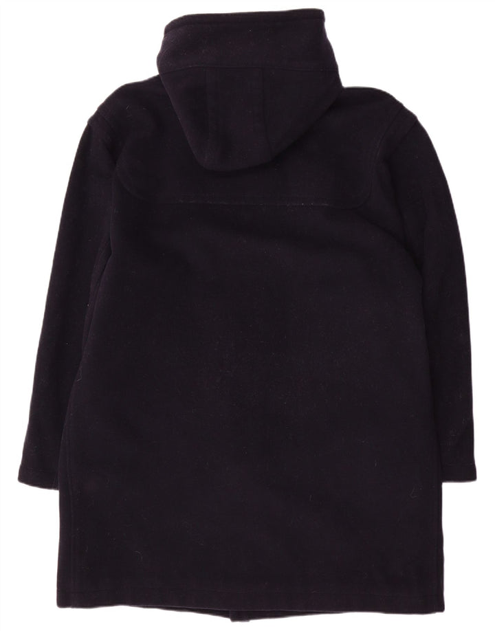 Casaco masculino Sisley Relaxed Elegance com capuz e lã azul marinho pequeno Reino Unido 36