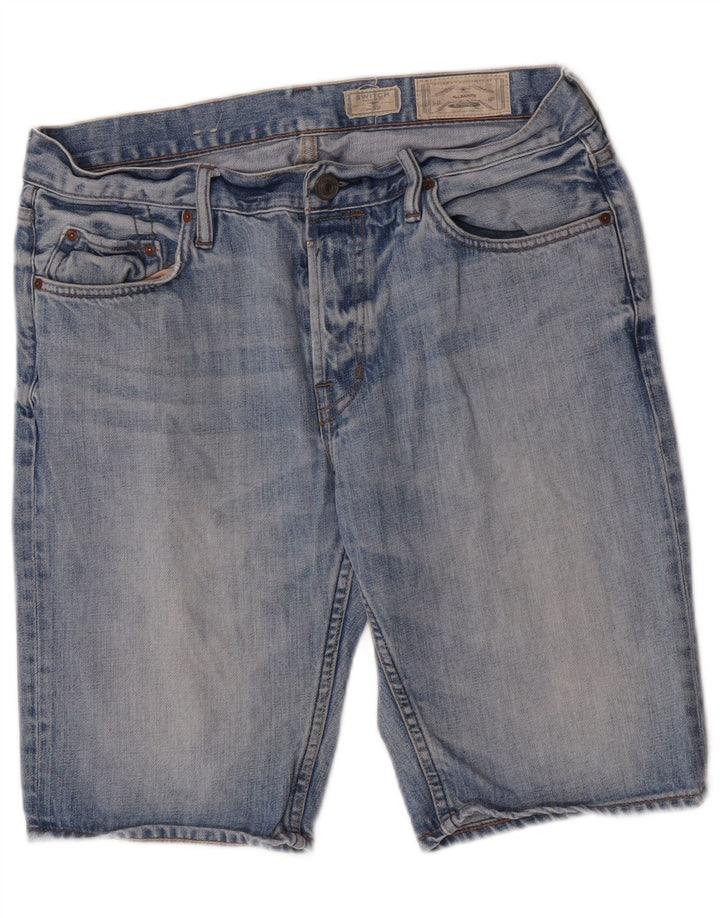 Shorts jeans masculino All Saints W32 algodão azul médio