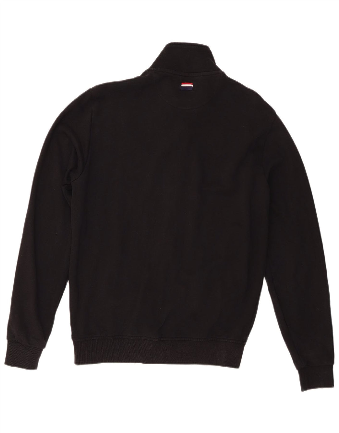 US Polo Assn. Jaqueta masculina de moletom de algodão preto médio