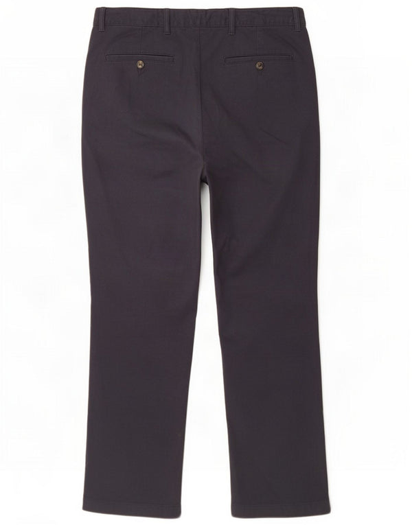 James Pringle Calça Chino Masculina Reta W36 L29 Algodão Azul Marinho
