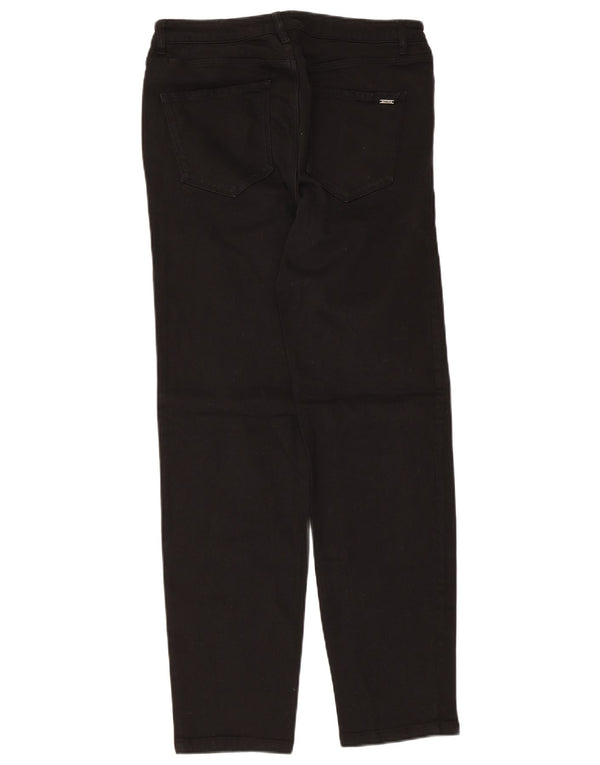 Jeans Slim Feminino Massimo Dutti EU 38 Pequeno W28 L28 Preto
