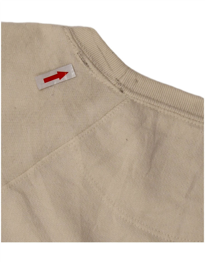 CAMPEÃO Moletom Masculino Jumper Grande Poliéster Branco